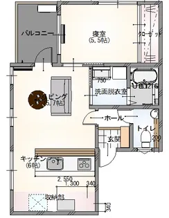 殿町ビル【2階】の間取り