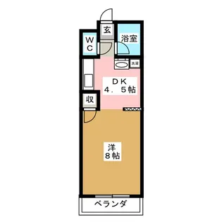 藤が丘レジデンス【1階】の間取り