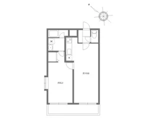 東京都中野区新井1【マンション】の間取り