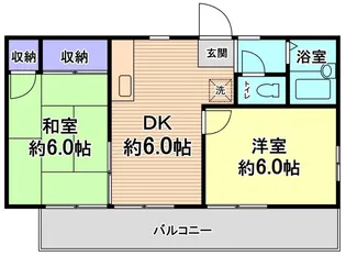 メゾン多摩【3階】の間取り