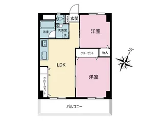 金沢中央サンハイツ【3階】の間取り