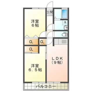 ベルメゾン194【2階】の間取り