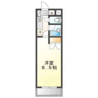 レジデンスKIII【1階】の間取り