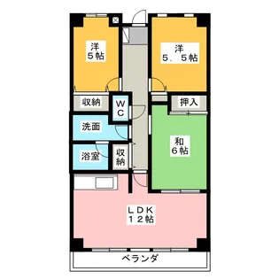 アスリート本郷【2階】の間取り