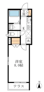 NAKA国立【2階】の間取り