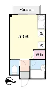 矢藤マンション【1階】の間取り