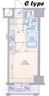 グランドロアール南巽【10階】の間取り