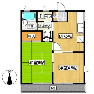 エスペランサ保谷【2階】の間取り