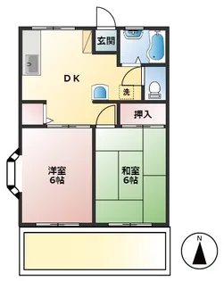 マスカレードA棟【2階】の間取り