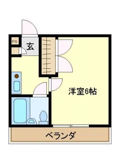 ヴェルデハイツ【2階】の間取り