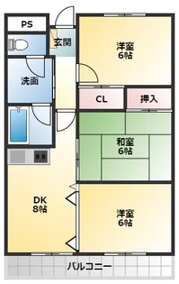 兵庫県神戸市西区宮下1【マンション】の間取り