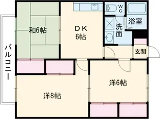 滋賀県大津市瀬田3【アパート】の間取り
