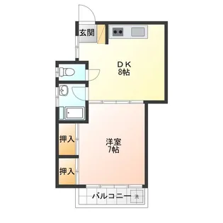 塩月コーポ【2階】の間取り