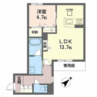 Shamaison mauvein【1階】の間取り