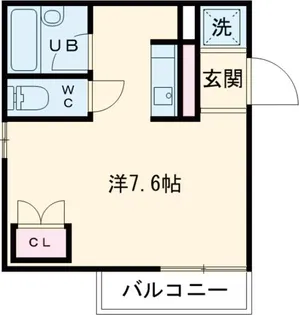 アドホック田園調布【1階】の間取り