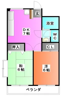 ヨウコ―スクウェア東川口【10階】の間取り