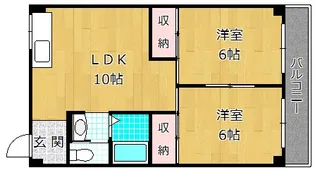 ハイクレスト光善寺【1階】の間取り