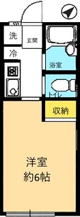 フォレスト西小山【1階】の間取り