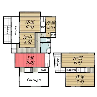 千葉県大網白里市駒込【一戸建】の間取り