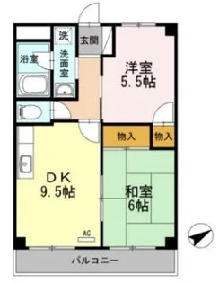 サンシティー【3階】の間取り