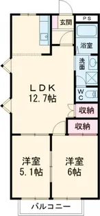 セピアガーデン I【2階】の間取り