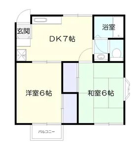 グランデュール山口【2階】の間取り