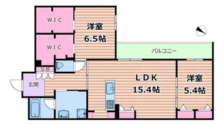 ハムステッドアレー【2階】の間取り