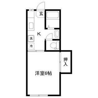 カーサヒロ【1階】の間取り