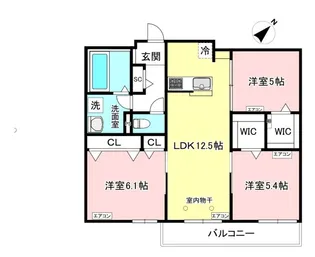 【新築】アリヴィオ白井坂【2階】の間取り