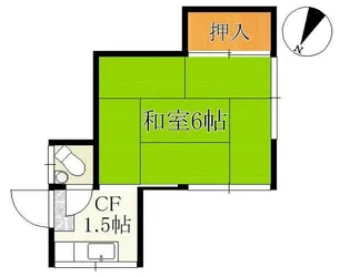 樋口荘【1階】の間取り