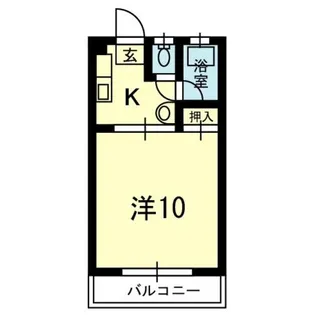 シティハウス十禅寺【4階】の間取り