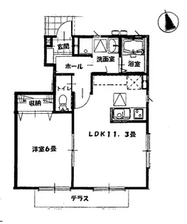 モンテ リサイア 扇ガ谷【1階】の間取り