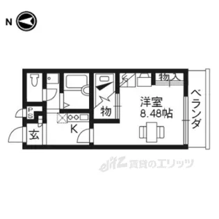 レオパレスプランタン参番館【3階】の間取り
