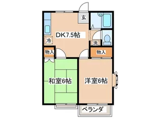 ボナールA【2階】の間取り
