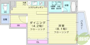 ヴィアーレ木ノ下二丁目【4階】の間取り