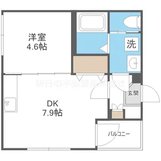 大阪府大阪市生野区林寺6【アパート】の間取り