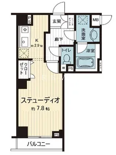 デュオ・スカーラ御茶ノ水II【6階】の間取り