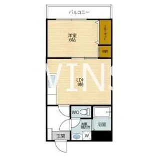 福岡県福岡市東区箱崎4【マンション】の間取り