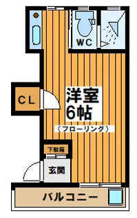 ハイツ藤【2階】の間取り