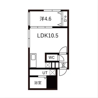PRIME COURT麻生【4階】の間取り
