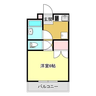 1Kの間取り画像