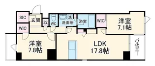 L’Allure(ラリュール)【2階】の間取り