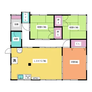 前野町5丁目貸家【1階】の間取り