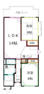 サンライト西新宿【4階】の間取り