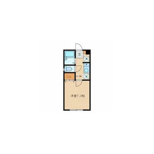 ディアコート・フォトン【1階】の間取り