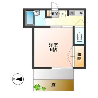 ドエル等々力【1階】の間取り
