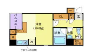 東京都千代田区東神田1【マンション】の間取り