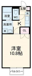 アムール エフ 1番館【2階】の間取り