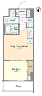 東京都千代田区岩本町2【マンション】の間取り