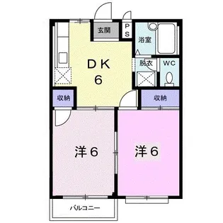 ハイム・トシ【2階】の間取り
